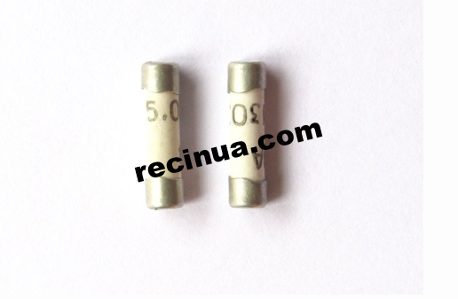 Fuse VP1-1 V (2.0 A) with acceptance 3