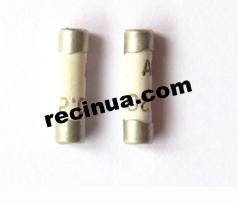 Fuse VP1-1 (0.5A) with acceptance 5