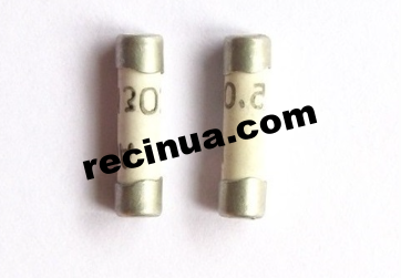 Fuse VP1-1 (4.0A) with acceptance 5