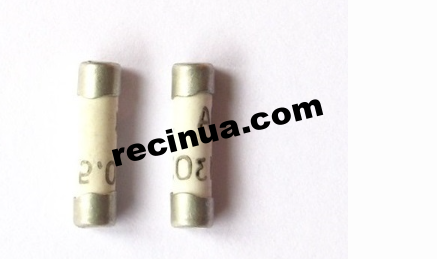 Fuse VP1-1 (1.0A) with acceptance 5