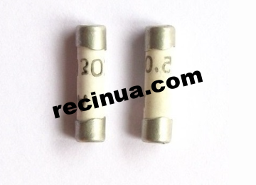 Fuse VP1-1 V (2.0A) with acceptance 7