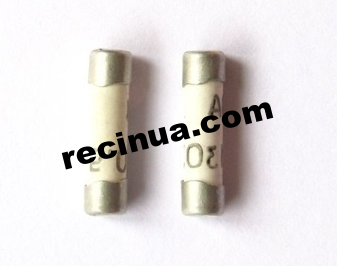 Fuse VP1-1 V (1.0A) with acceptance 7