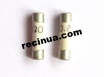 Fuse VP1-1 V (0.5A) with acceptance 7