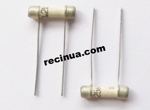 Fuse VP1-2 (1.0A) with acceptance 1