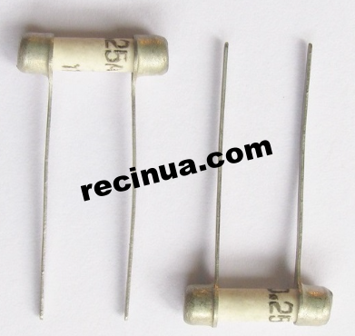Fuse VP1-2 V (0.5A) with acceptance 3
