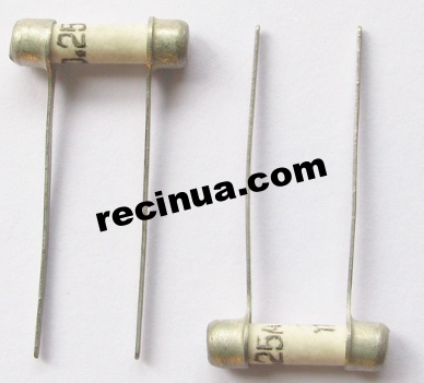 Fuse VP1-2 V (1.0A) with acceptance 3