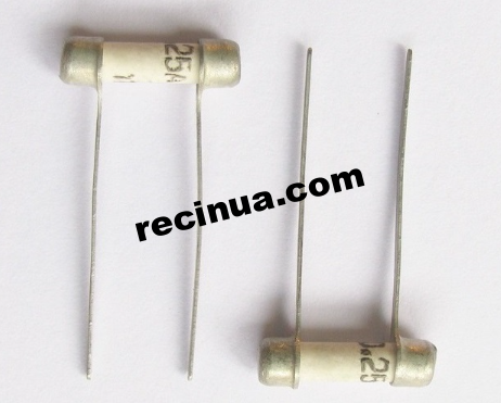 Fuse VP1-2 (0.5A) with acceptance 5