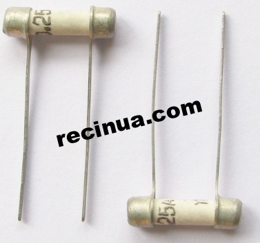 Fuse VP1-2 V (0.5A) with acceptance 7