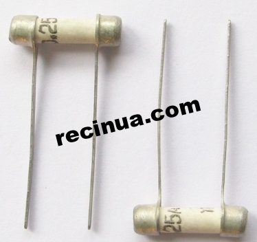 Fuse VP1-2 V (1.0A) with acceptance 7