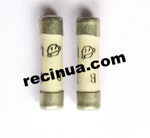 Fuse VP2B-1 (8.0A) with acceptance 1