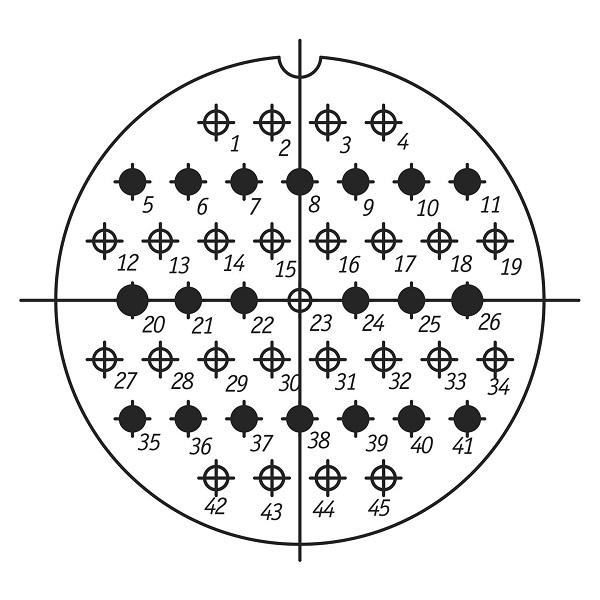 ШРГ60ПК45ЭШ2 вилка